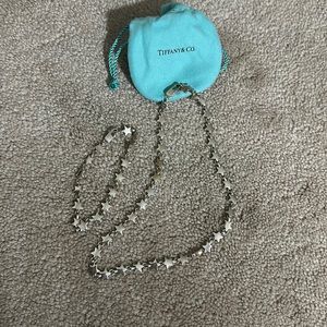 Authentic Tiffany and Co. RARE star bracelet and necklace